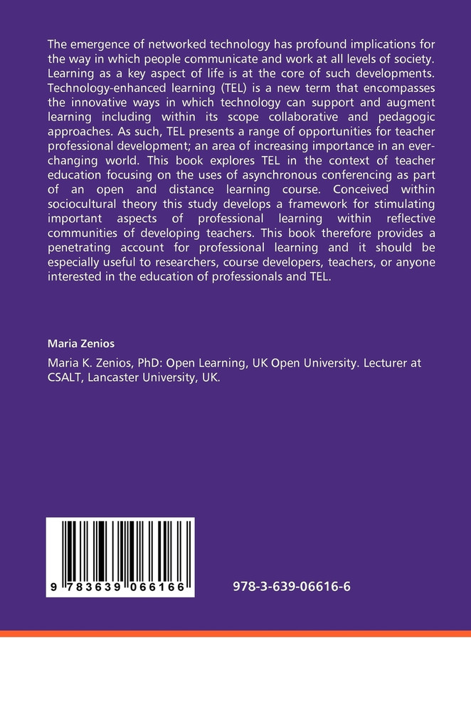 Technology Enhanced Learning for Teacher Development