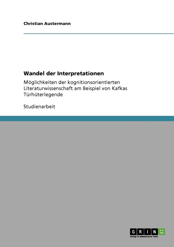 Wandel der Interpretationen