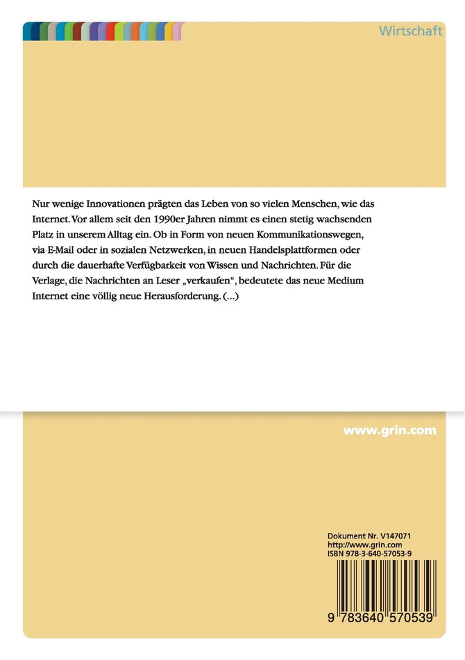 Die Vernetzung von Print- und Online-Medien am Beispiel der deutschen Tageszeitungen