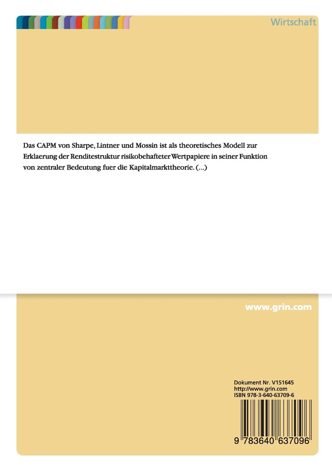 Alternativen zum CAPM