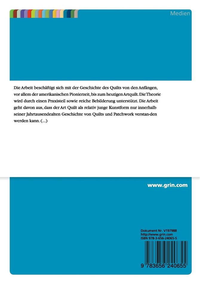 Vom Quilt zum Art Quilt