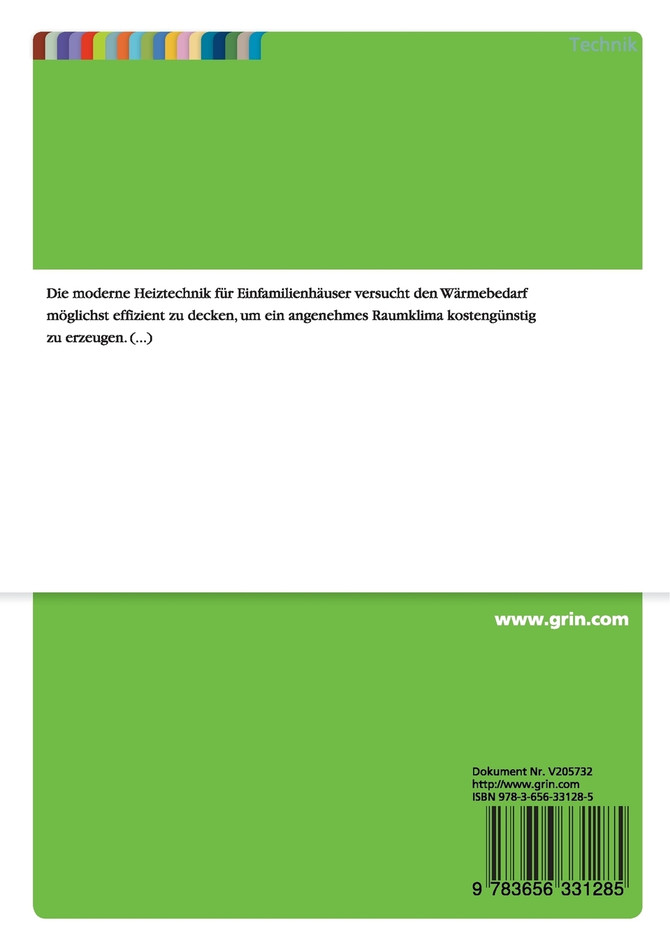 Grundlagen der modernen Heiztechnik für Einfamilienhäusern