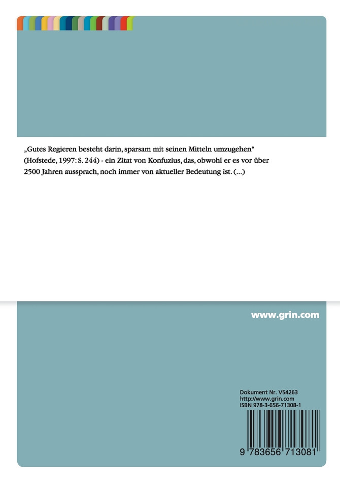 Gestaltungsmöglichkeiten sozialer Anreize von deutschen Unternehmen in China zur Motivation chinesischer Mitarbeiter