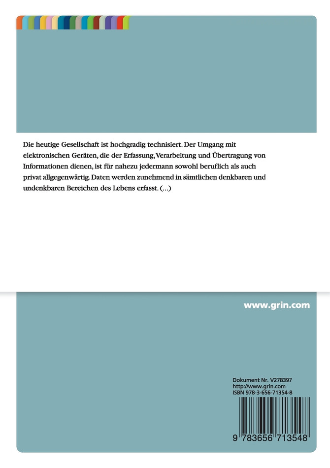 Öffentliche Meinung zum Thema Datenschutz