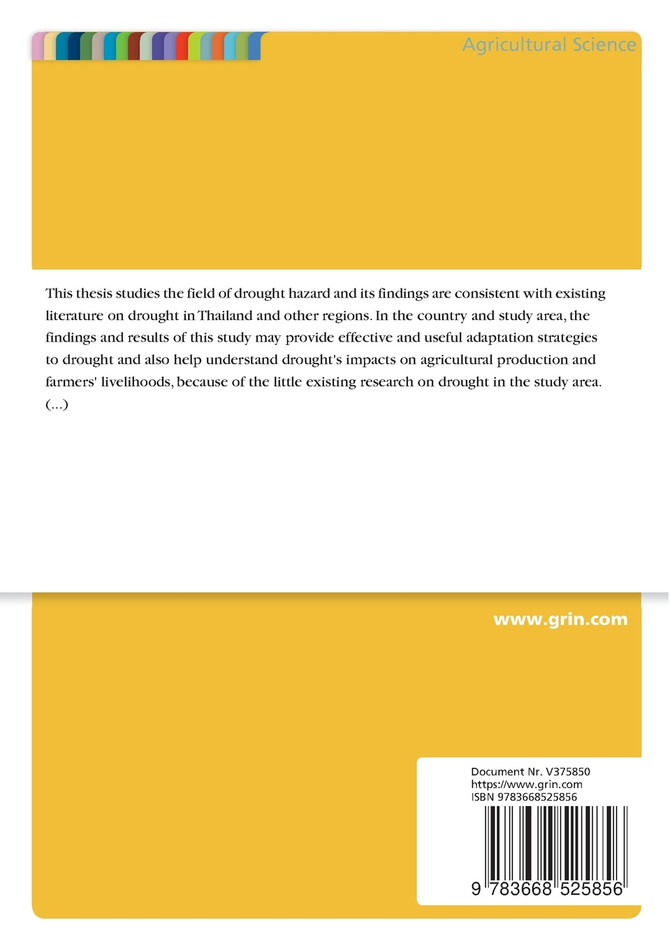 Farmers' Adaptation Strategies to Drought