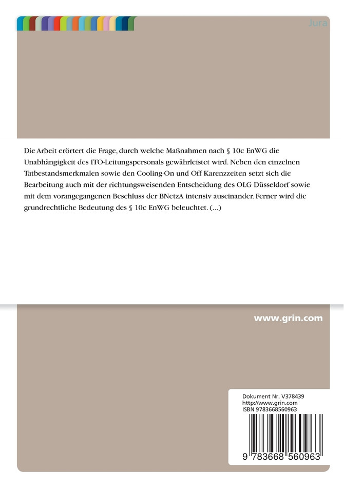 Unabhängigkeit des Leitungspersonals im ITO-Modell