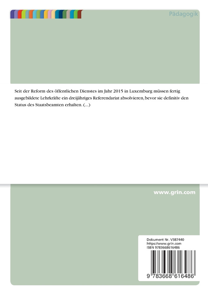Durch Feedback und Evaluation den Unterricht entwickeln. Die Rolle des "Conseillers pédagogiques" an luxemburgischen Grundschulen