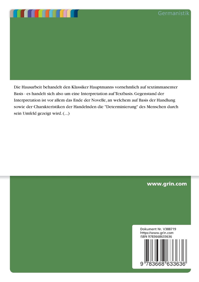 Gerhart Hauptmanns "Bahnwärter Thiel". Tragischer Zufall oder unvermeidbares Schicksal?