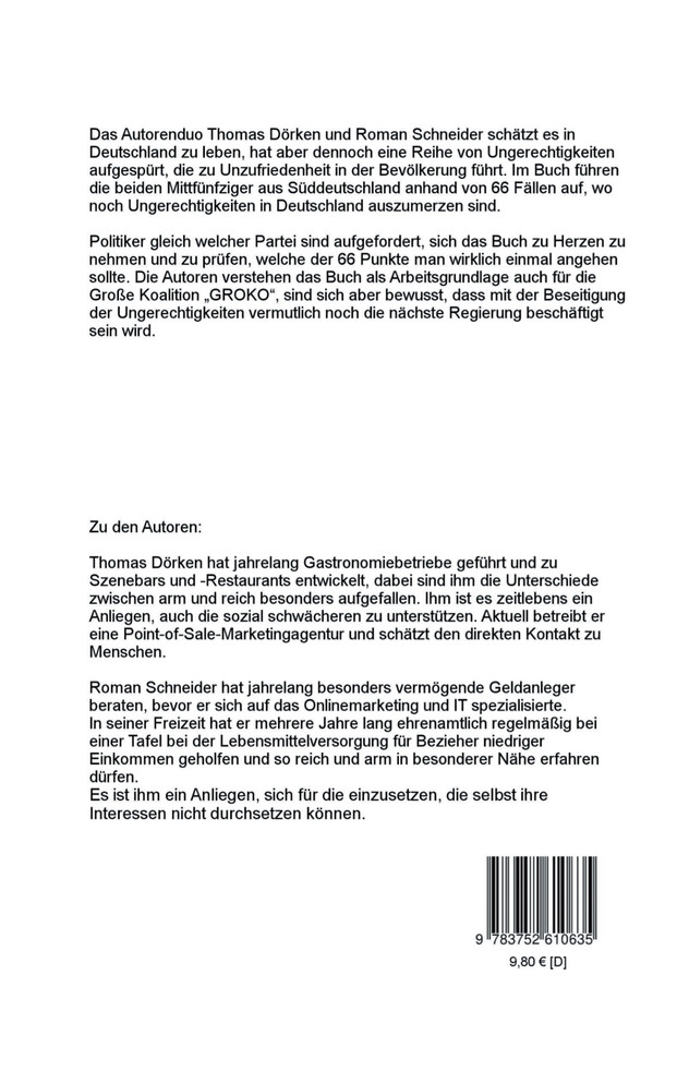 Deutschland ist ungerecht