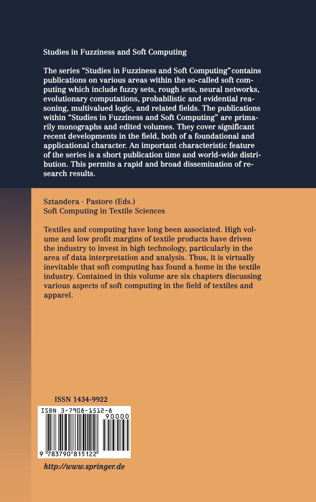 Soft Computing in Textile Sciences