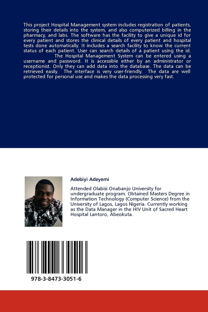 Design and Development of Hospital Management System