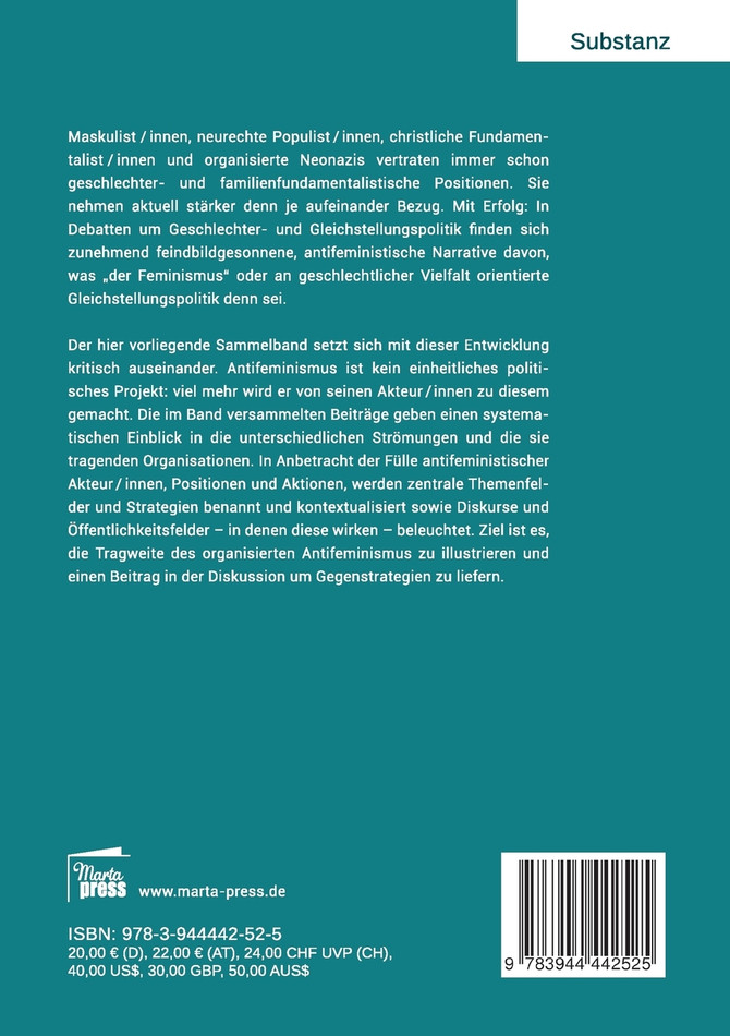Antifeminismus in Bewegung