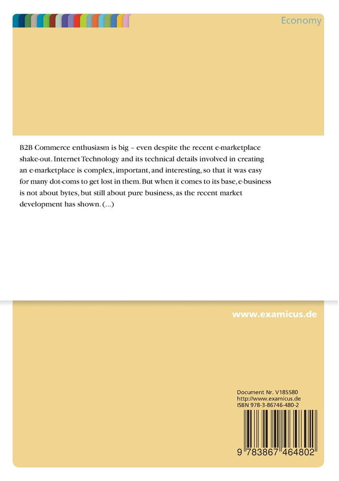 Strategic Design of B2B e-Marketplace Business Models