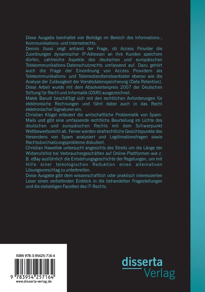 Entwicklungen im IT-Recht