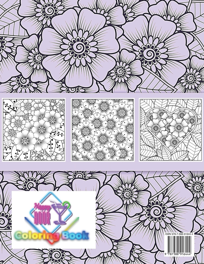Mehndi Design Coloring Book