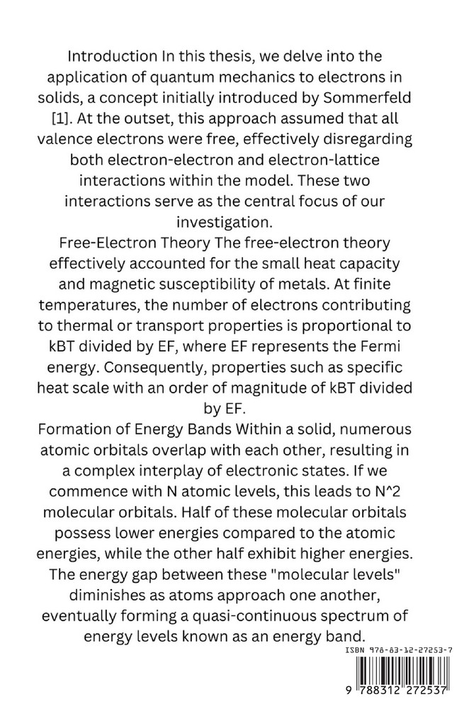 Exploring Electron-Electron Interactions in Solid-State Physics