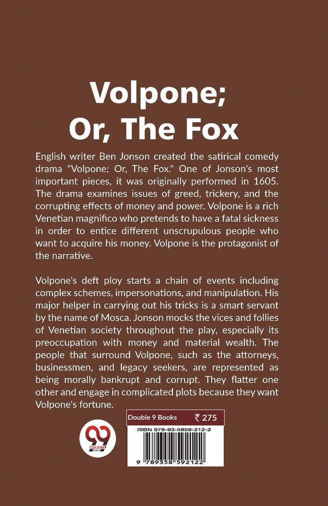Volpone; Or, The Fox