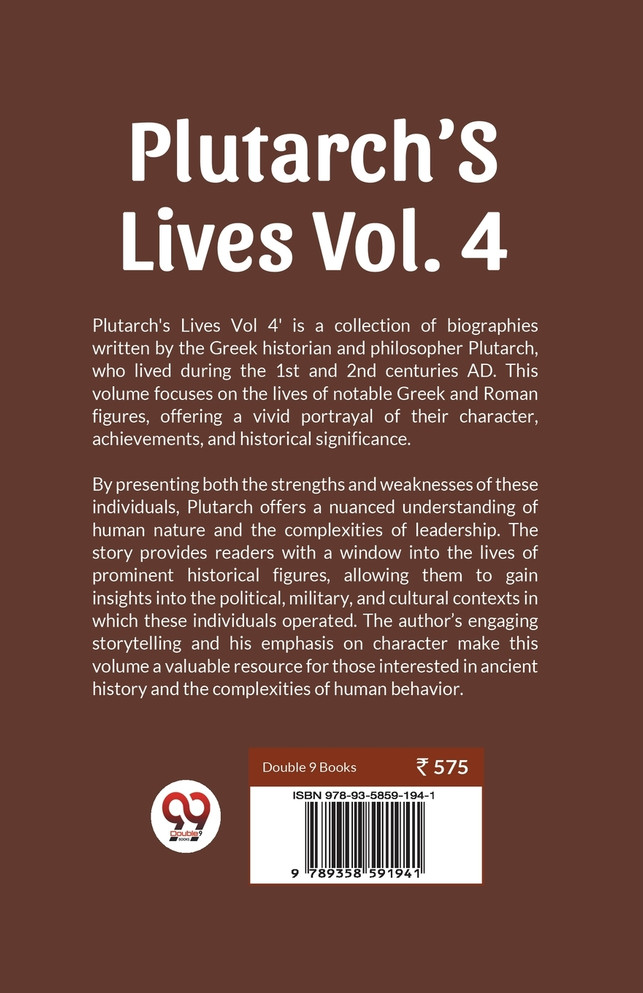 Plutarch'S Lives Vol .4