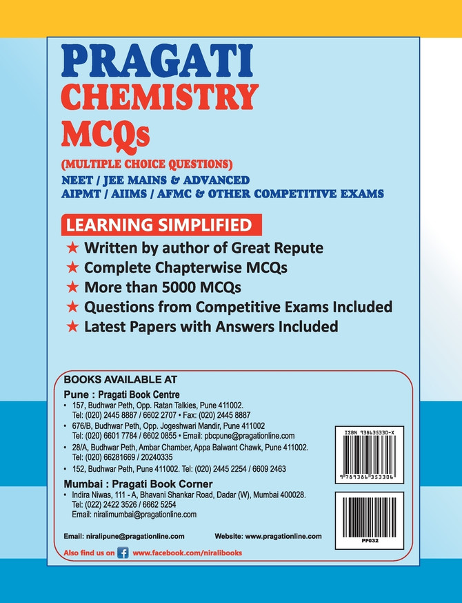 Pragati Chemistry MCQs NEET