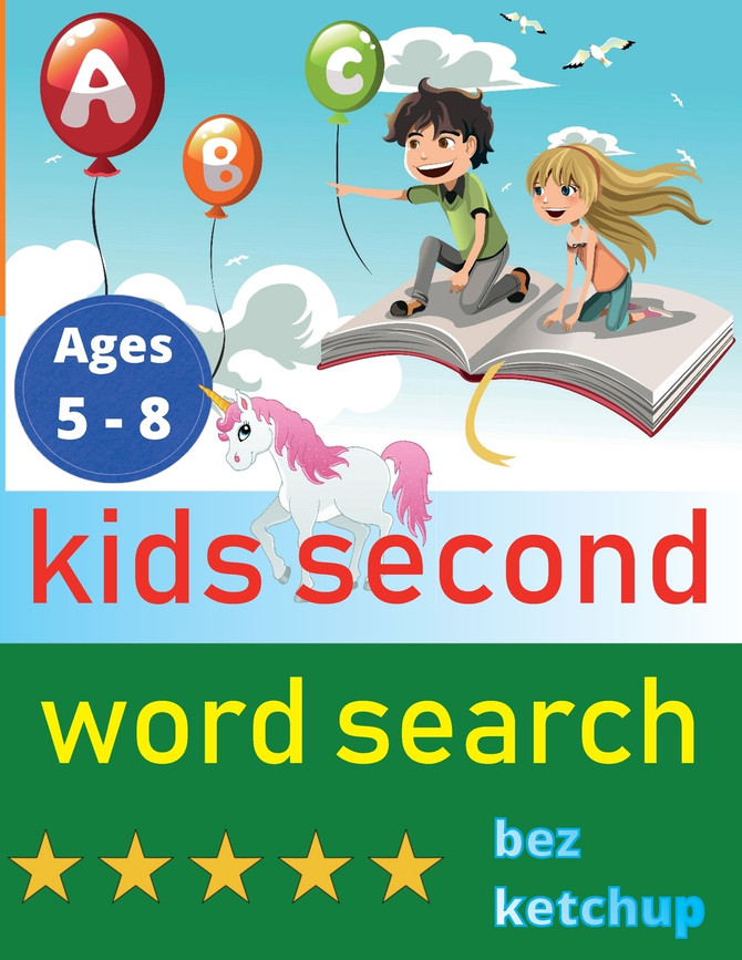 kids second word search