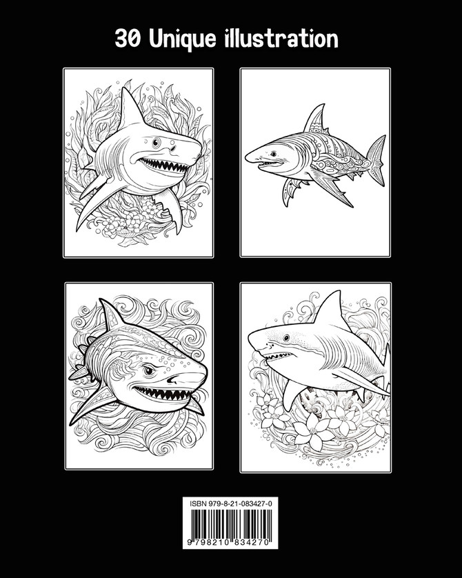 Requin Livre de Coloriage