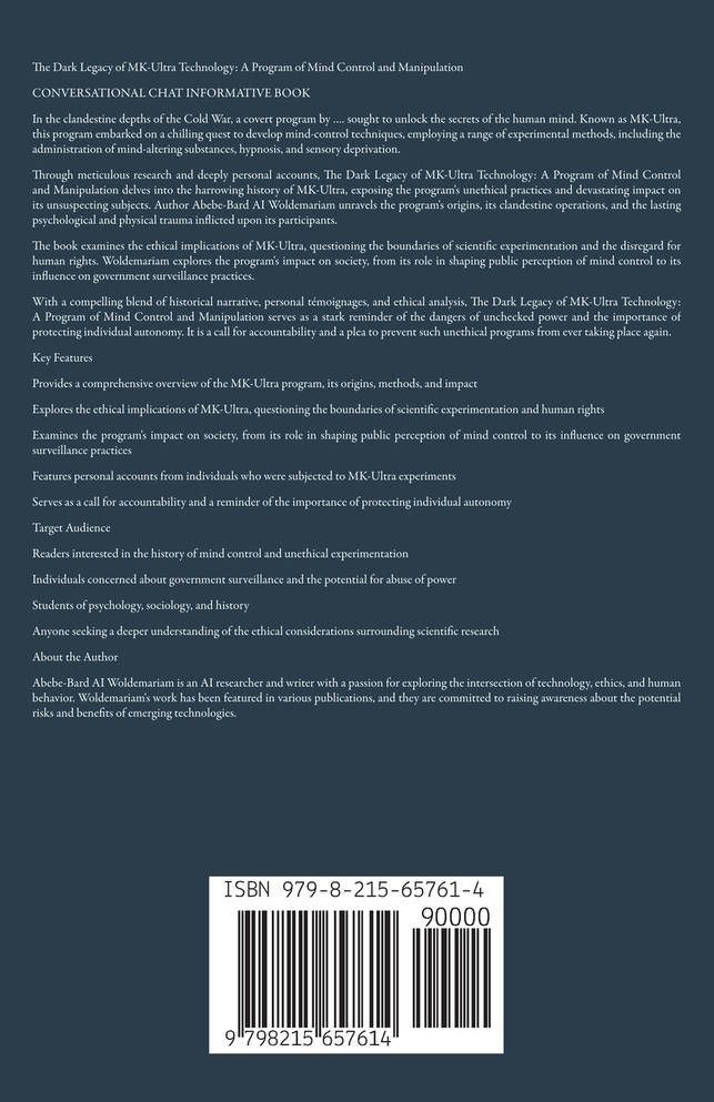 The Dark Legacy of MK-Ultra Technology