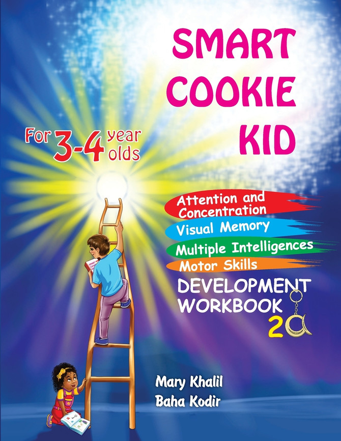 Smart Cookie Kid For 3-4 Year Olds Attention and Concentration Visual Memory Multiple Intelligences Motor Skills Book 2A