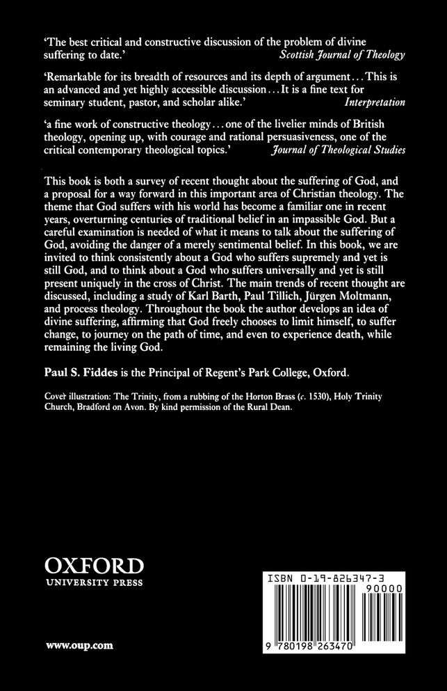The Creative Suffering of God