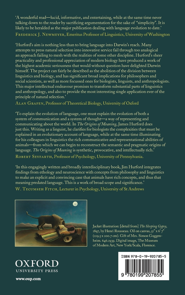 The Origins of Meaning