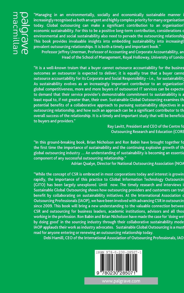 Sustainable Global Outsourcing