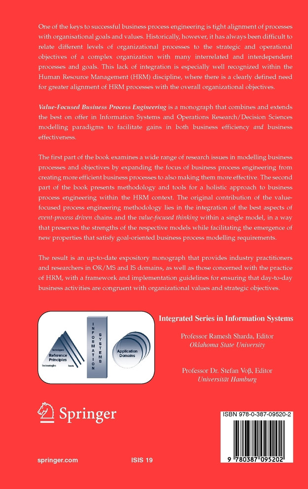 Value-Focused Business Process Engineering