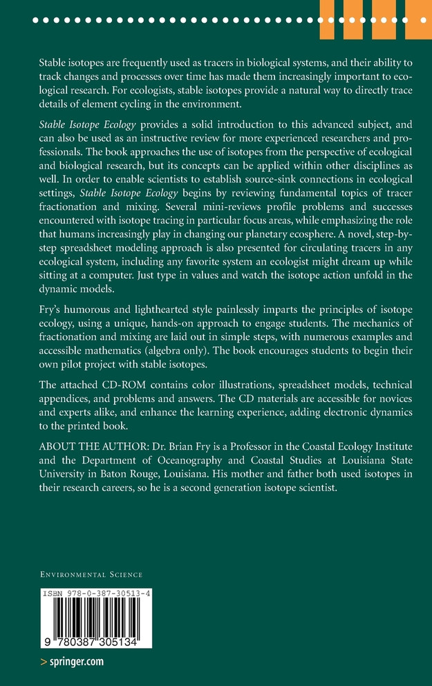 Stable Isotope Ecology