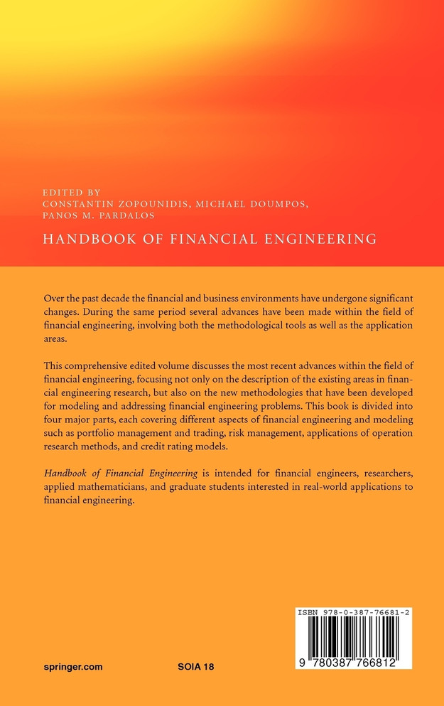 Handbook of Financial Engineering