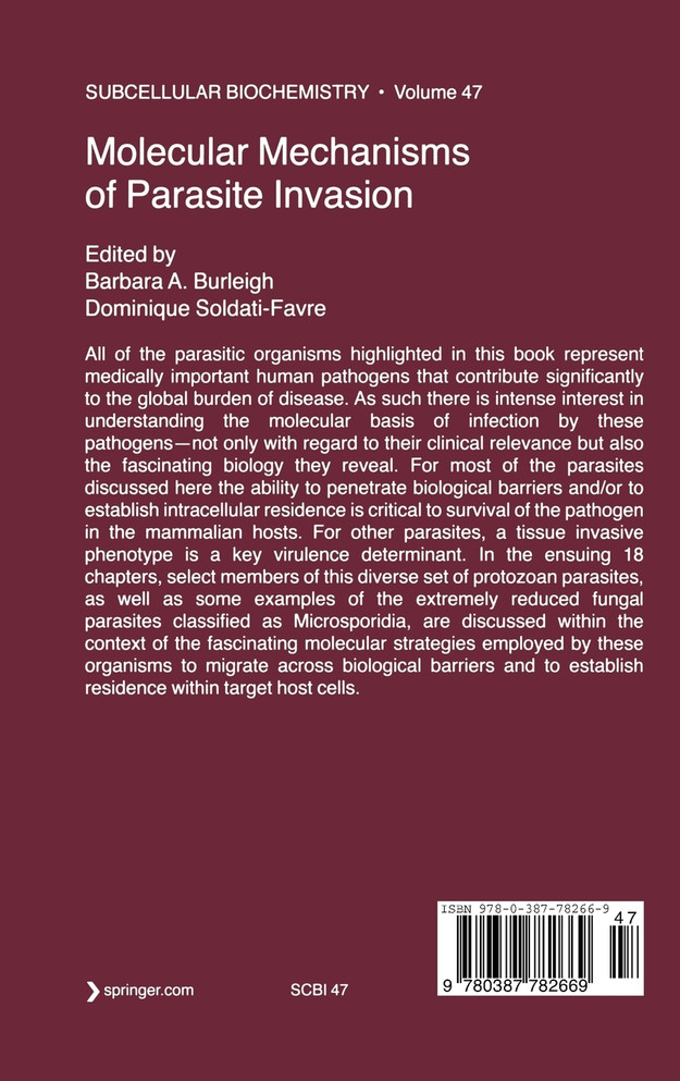 Molecular Mechanisms of Parasite Invasion