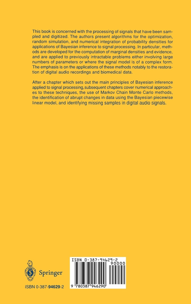 Numerical Bayesian Methods Applied to Signal Processing