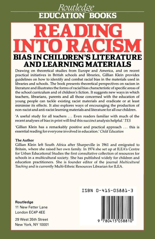 Reading into Racism