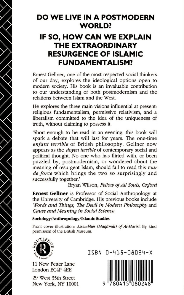 Postmodernism, Reason and Religion