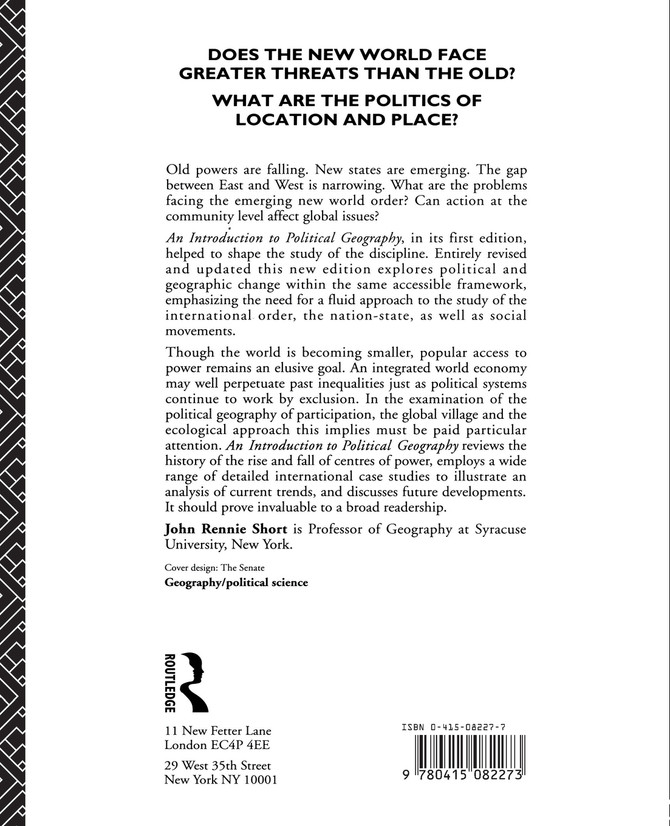 An Introduction to Political Geography