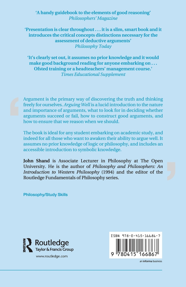 Arguing Well