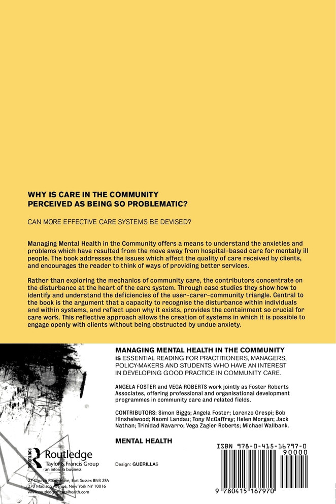 Managing Mental Health in the Community