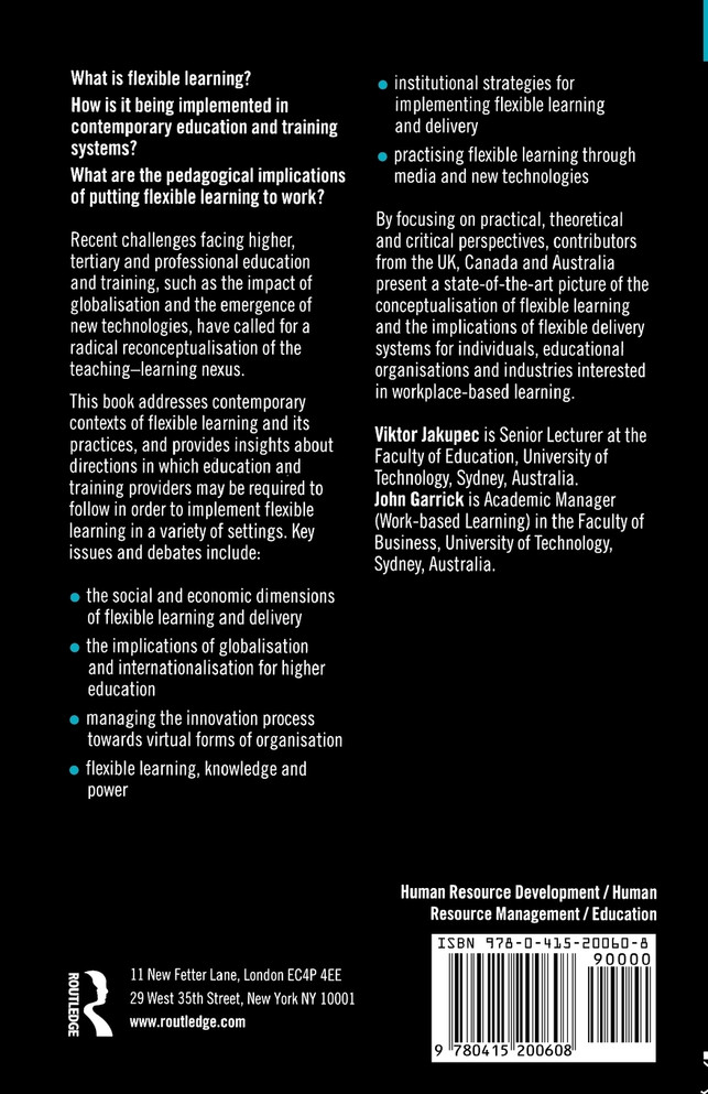 Flexible Learning, Human Resource and Organisational Development