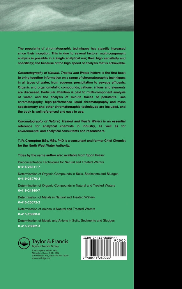 Chromatography of Natural, Treated and Waste Waters