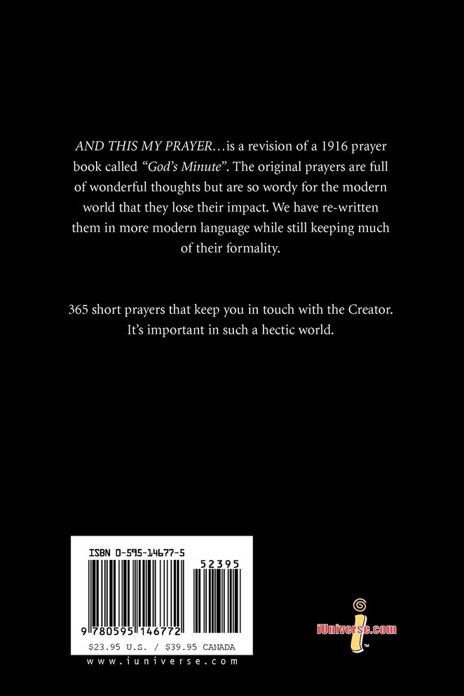 And This My Prayer