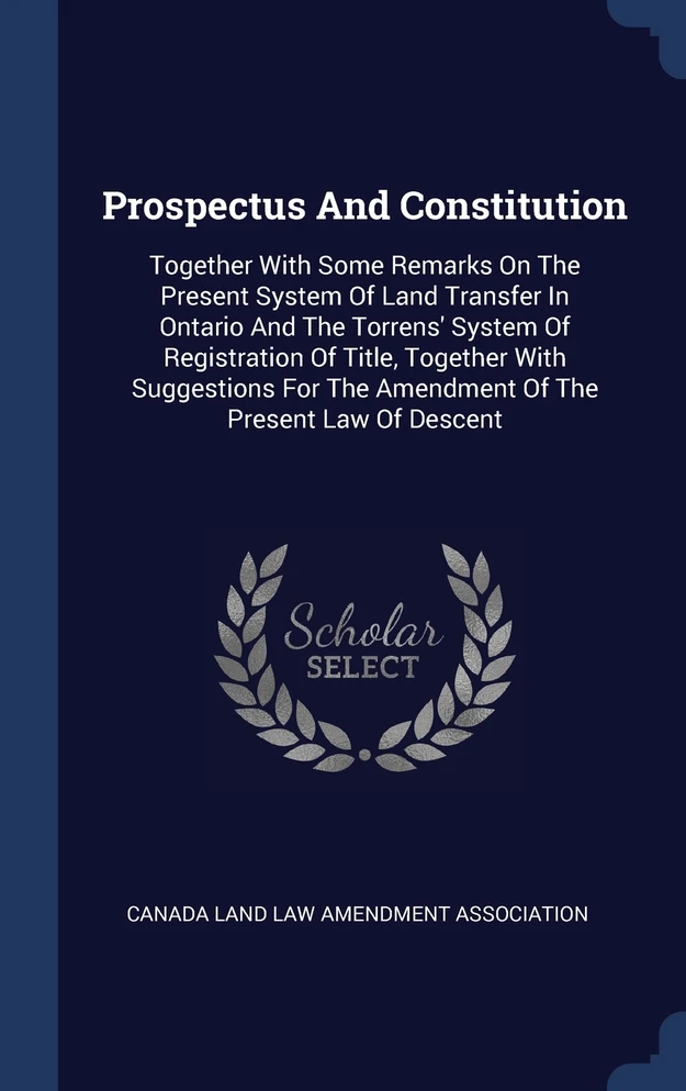Prospectus And Constitution