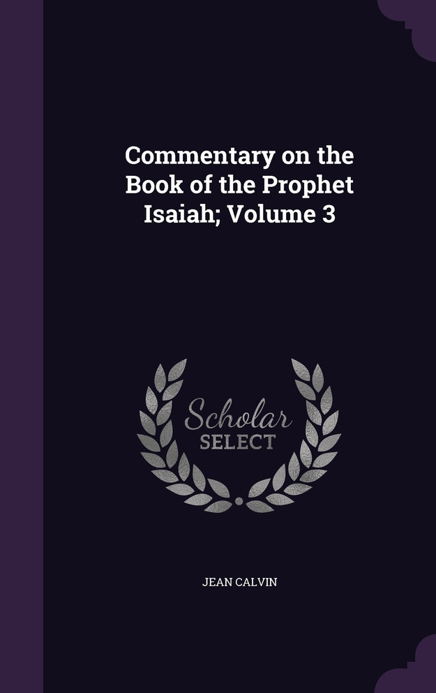 Commentary on the Book of the Prophet Isaiah; Volume 3