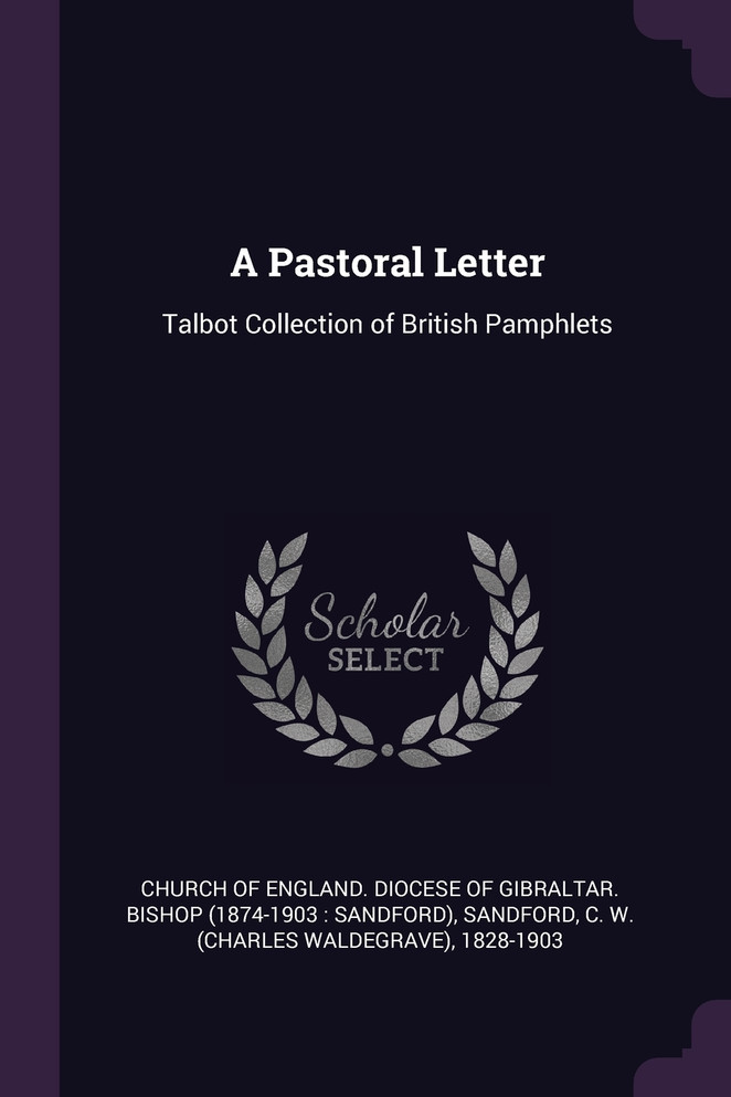 A Pastoral Letter