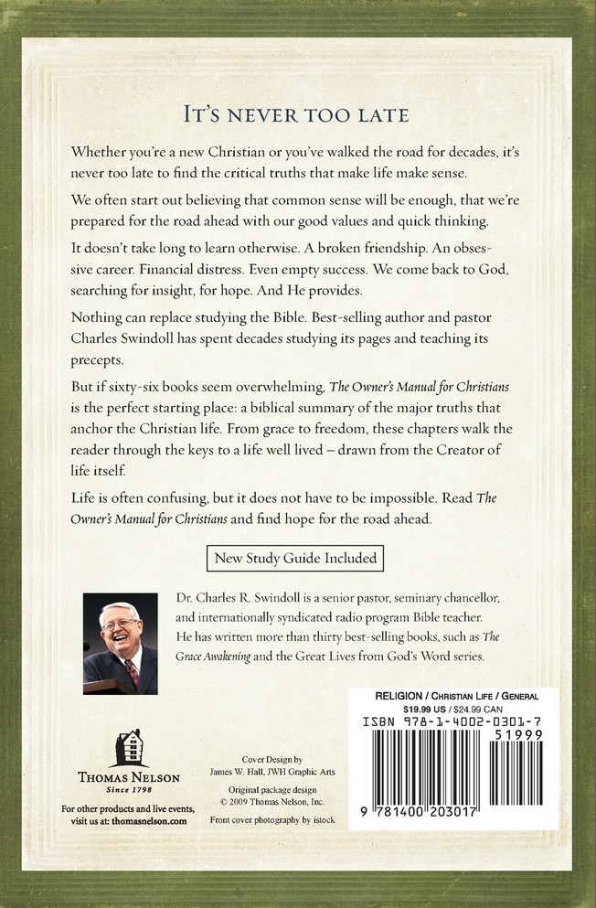 The Owner's Manual for Christians