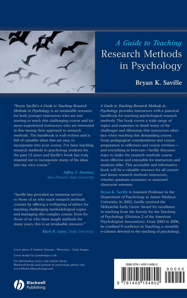 Teaching Research Methods in Psychology