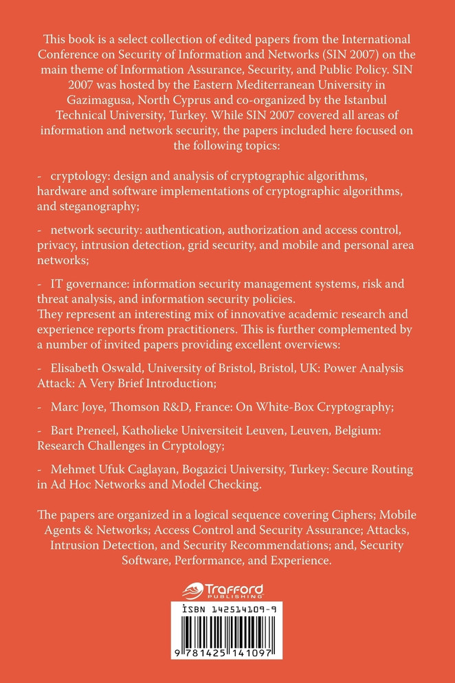 Security of Information and Networks