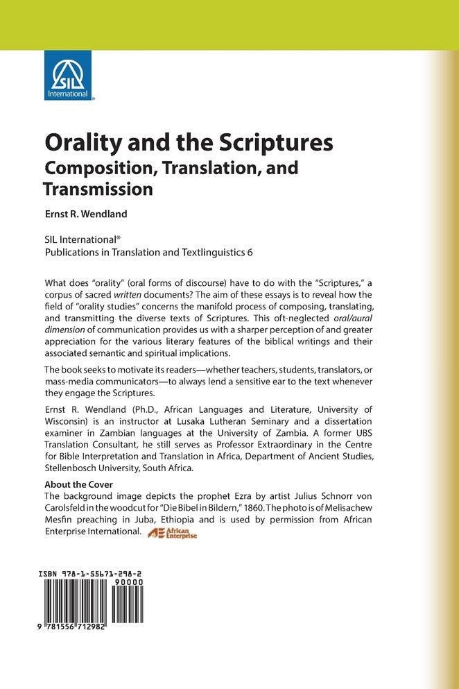 Orality and the Scriptures